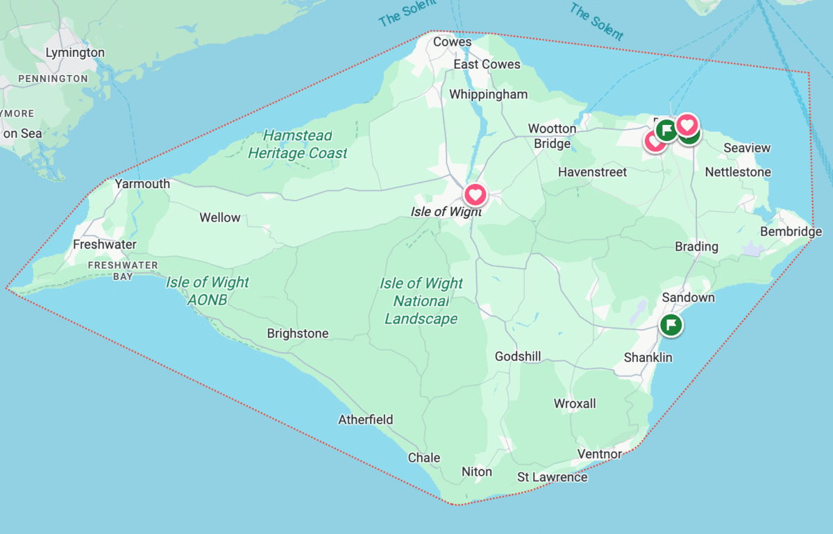 Refresher Driving Lessons, Humphreys Driving School, Map of areas covered Refresher Driving Lessons, Humphreys Driving School, Map of areas covered