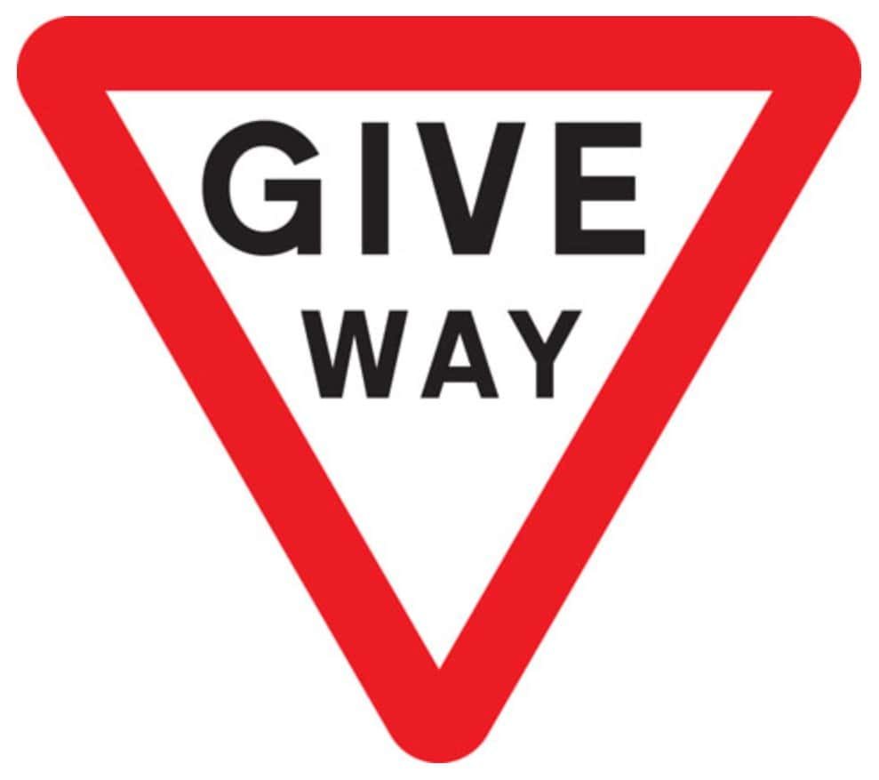 Give Way Sign, Humphreys Driving School